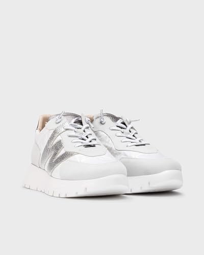 Women's White Oslo Sneakers2