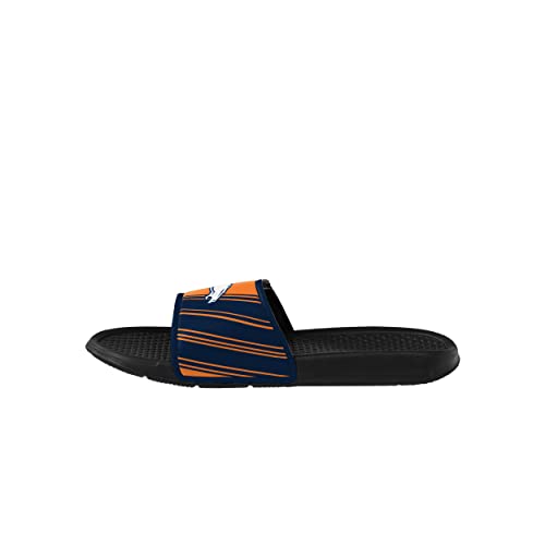 Image of FOCO mens NFL Team Logo Legacy Sport Slide Sandals