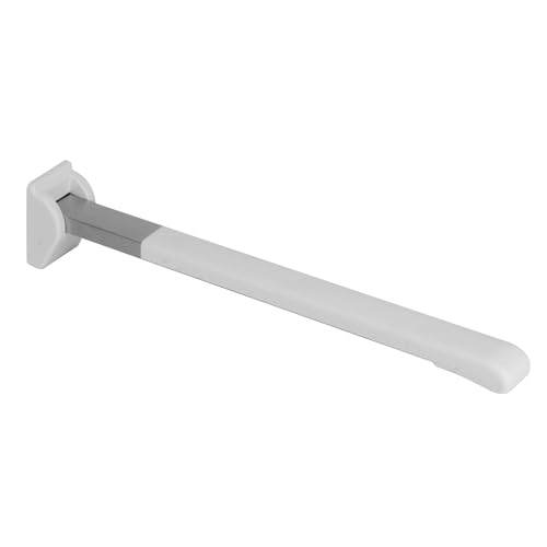 Foldable Toilet Grab Bar Wall Mounted Grab Rails Foldable Drop Down Toilet Rail Support,Flip-Up Bathroom Grab Bar,Toilet Arms for Elderly,Disabled & Pregnant