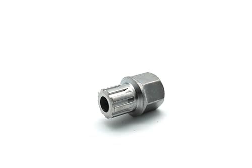 Image of TEMO 54 /9Pt Wheel Lock Lugnut Anti-Theft Lug Nut Screw Removal Key Socket S3057 for Vw Audi