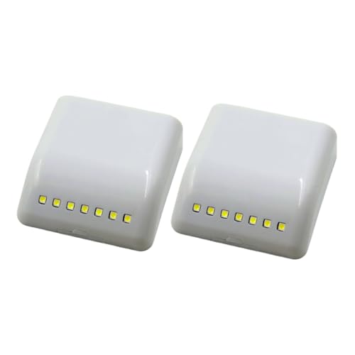 ELAYARD 2 piezas LED Luz Armario Sensor Inteligente Luz Cocina Mueble sin Cable con Adhesivo para Armarios y Ahorro Energía Fácil Instalación Paquete Unidades