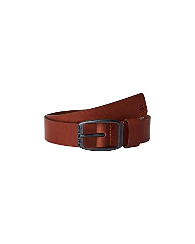 G-Star Raw Bryn Belt Para Mujer, Marrón Dk Cognac Black Metal D04165-3127-8129 , 90