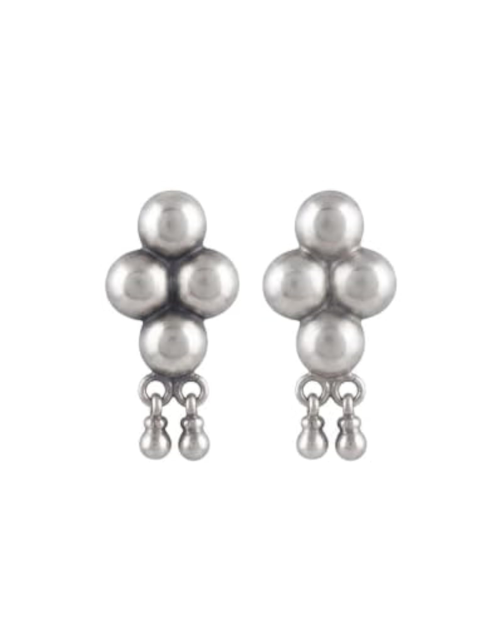 Women's 925 Sterling Silver Daana Cluster Drop Earrings