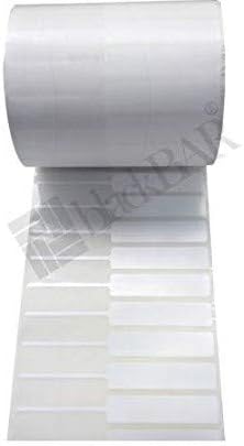 BlackBAR Bat White Thermal Transfer Polyester Tag,100mm*13mm,Roll of 1000 Pcs