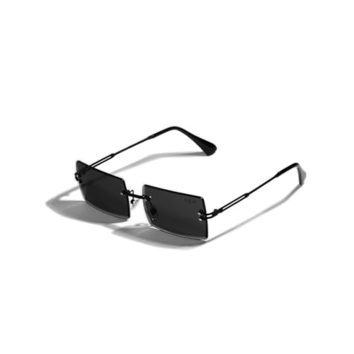Image of SAM AND MARSHALL HARPER Eyeglass I Light Weight Frames I Rectangle Shape I Sheet Metal Frames I Prescription Friendly I Men & Women