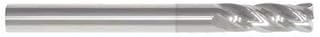 End Mill, 1/4 in, 4 Flutes, TiCN