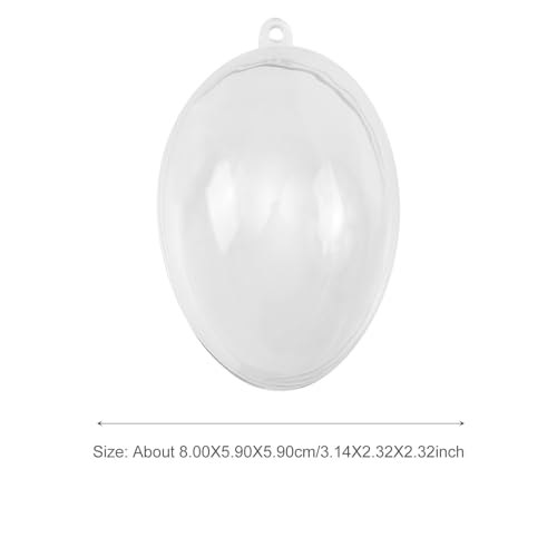 Œufs de Pâques en plastique transparent pour suspendre sans risque de casse - 3
