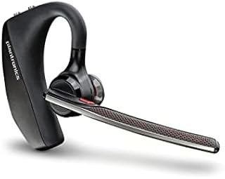 Poly Voyager 5200 Bluetooth Headset (Plantronics) - Single-Ear (Mono) Bluetooth Earpiece with Noise Canceling Mic - Cell/Mobile Phone Headset