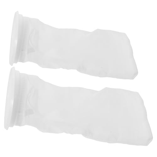 AKOOSY 2 Pièces Filtre IBC Nylon Réutilisable pour Couvercle Tonneau Pluie Maille Résistante Anti-débris pour Récupérateur Eau et Cuve Industrielle Accessoire Filtration Compatible Tonnes