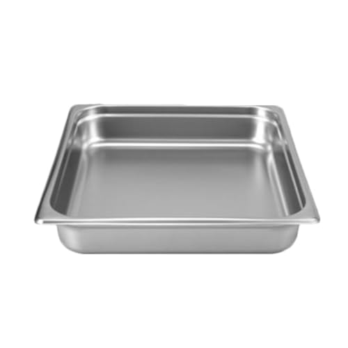 STPA3232 Steam Table Pan, 2/3 Size, 2-1/2" deep, Anti-jam, 24 Gauge, 18/8 Stainless Steel, NSF (Made in China)