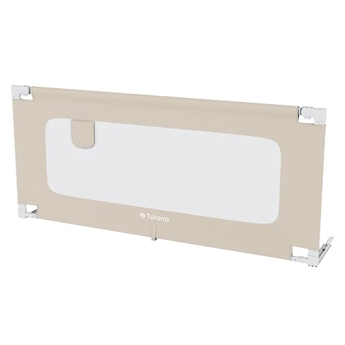 INSTALLAZIONE SEMPLICE: Facile e veloce da posizionare tra il materasso e la struttura del letto – senza sforzo. Barriera di sicurezza ideale per letti e culle, facile da montare.