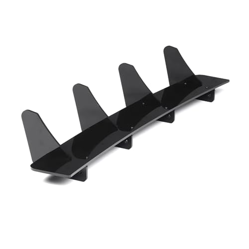Diffuseur arrière pour VW Golf 7 GTI MK7 2013-2016 avec séparateurs latéraux noir look sport