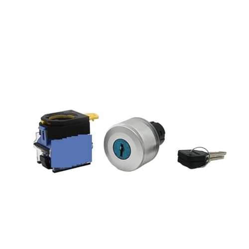Interruptor LA38A-11Y de 30mm y 10A con selector rotativo de 2 posiciones 2