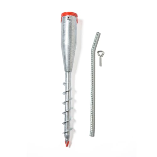 American Ground Screw Model 1 with Cap - Quick and Easy Pole Mounting System