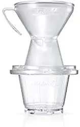 Coador de café da Gabi: The Gabi Master A – Preparação manual de mãos livres, gotejamento manual fácil para perfis precisos e consistentes, máquina de café de porção única 1-2 xícaras, acessório de preparação lenta para casa, escritório, cafeteria, restaurantes – um presente perfeito: Barista Champion's Choice para amantes de café de novatos a baristas profissionais