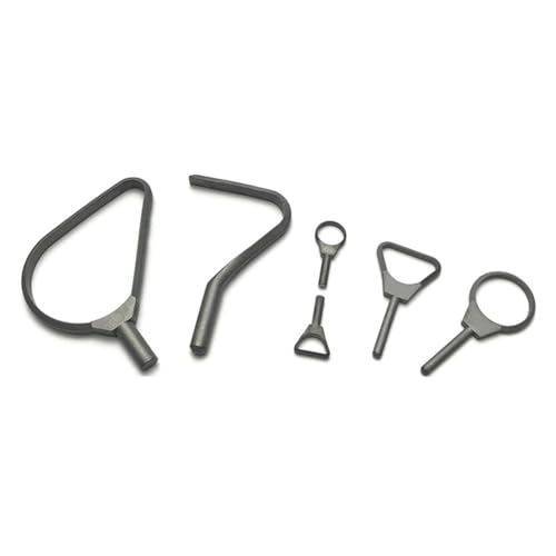 Juqoyue Cuchillo Raspador para Esculpir Arcilla, Carburo de Tungsteno, Tallador de Lodos, Herramientas para Recortar Arcilla de Cerámica, Accesorios de Bucle Grande