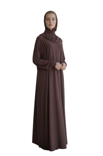 Dees Fashion Womens Apparel Prayer Gown (BROWN)