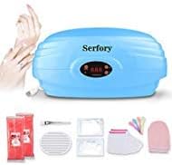 Paraffin Wax Machine Paraffin Wax Warmer Quick-Heating Paraffin Bath for Hand and Feet Soft Skin Joint with Refill Thermal Mitts Gloves Silicone Brush for Smooth Skin Serfory