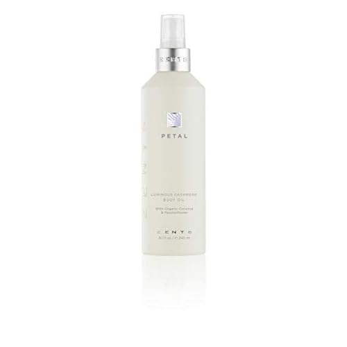 Zents Luminous Cashmere Body Oil (Petal Fragrance) | Moisturizing Body Oil with Vitamin E & Organic Coconut Oil | Softens & Smooths Skin | 8 fl oz