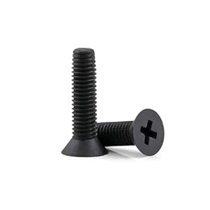 Lanmaixun Flat Head 50 Stück Blechschrauben