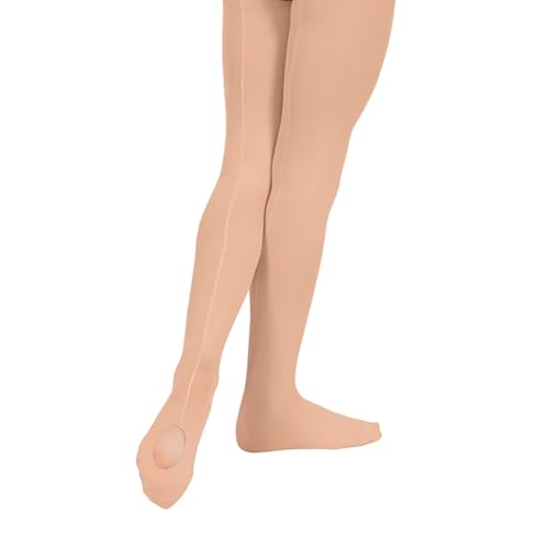 eurotard Girls Professional Mesh Back Seam Convertible Tights2