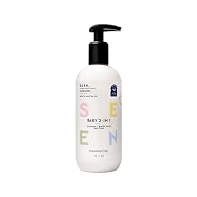SEEN Baby 2-in-1 Shampoo & Body Wash Fragrance-Free, Tear-Free & Non-Irritating Dermatologist-Developed Gentle Cleanser for Sensitive & Eczema-Prone Skin