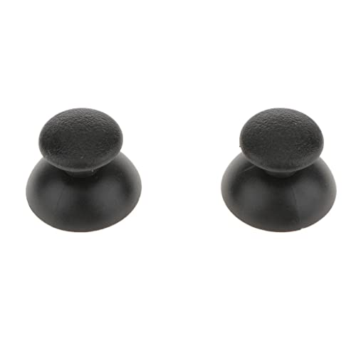 2er-Pack schwarze Thumbsticks für PS3-Game-Controller – Ersatz-Daumen-Joysticks für verbessertes Spielerlebnis