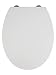 Produktbild WENKO WC-Sitz Mora Aroma - Toiletten-Sitz mit Absenkautomatik und integrierter Duft-Kartusche für Frische und Sauberkeit, Duroplast, 37 x 44.5 cm, Weiß
