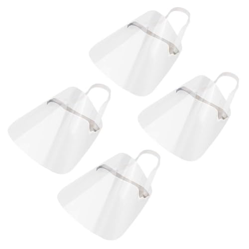 Wukalaka Medical Supply Dental Face Shield Plastic Protective Film Full Shield Clear Flip Up Visor Protection Safety Work Guard For Droplet, Dust,Oil Fume 1SET 4pcs
