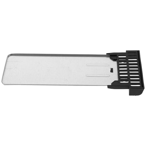 Luxshiny Ramasse-miettes pour Grille en Métal Résistant la Chaleur avec Poignée en Plastique, Bac Ramasse-miettes Amovible 18 X 7,5 Cm, Accessoire de...