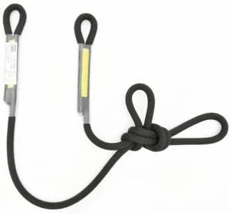 Trilonge Adjustable Positioning Lanyard for Caving Canyoning and Rescue, Dynamic 10 mm Rope with Sewn Eyelets and Rubber Terminals, Certified EN 354 EN 566 EN 795 B