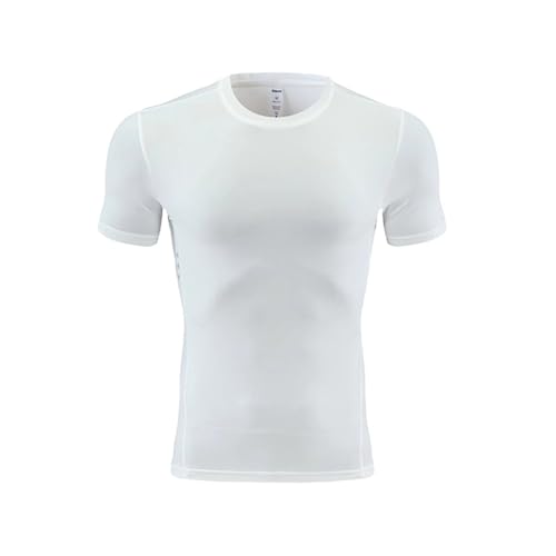 【Uso esteso】：La camicia a compressione a manica corte da uomo è ideale per il fitness e l'allenamento.Come l'allenamento, l'allenamento fitness, lo yoga, la corsa, il ciclismo, il basket, il calcio, l'arrampicata, l'escursionismo, i viaggi, il ciclismo, l'allenamento della forza.