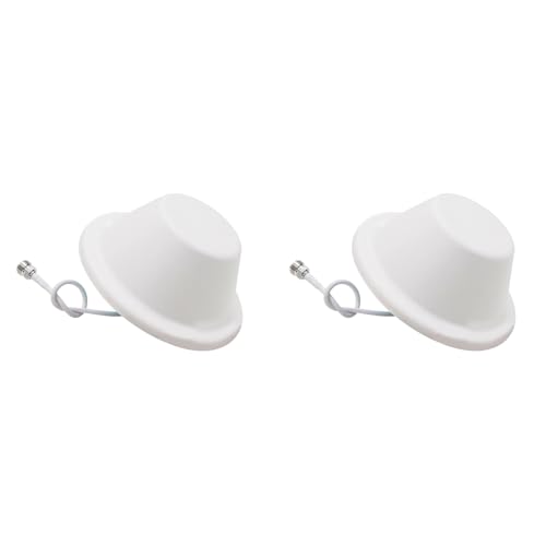 Tacdas 2X Antena de Techo 4G LTE para gsm 3G 2G 800-3700 MHz. Antena Exterior Interior para Amplificador de Señal Móvil.