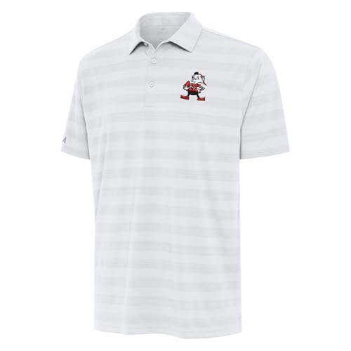 Antigua Men's White Cleveland Browns Brownie Logo Tunnel Polo