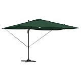 Avec sa grande forme rectangulaire, ce parasol offre une couverture suffisante pour tous les arrangements de sièges. Que tu cuisines à l'extérieur ou que tu te détendes, sa taille garantit confort et style.