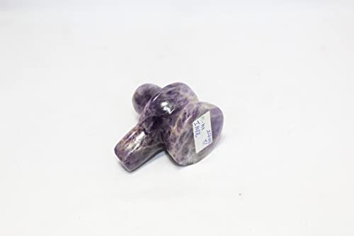 Statue Shivling Shiv Shiva Lingam Mahadev améthyste violette E70 - 8