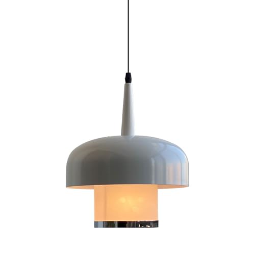 JNPGVTCD Lámpara Colgante de Estilo rústico Gris de Mediados de Siglo, de Metal Industrial, para Cocina, Isla, Creativa, para decoración de Interiores, lámpara Colgante, Estilo gra