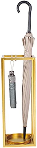Porte-parapluies géométrique creux et étanche en métal - 3