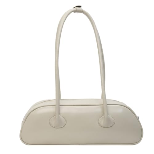 Sac à bandoulière en cuir synthétique beige léger et spacieux pour les clés et mobile