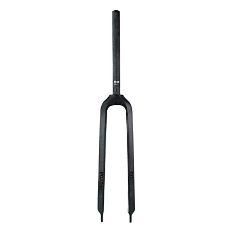 ROADNADO Vollcarbon Fahrradgabeln Ultraleicht T800 Fahrradgabel 28,6mm * 26/27.5/29 Zoll MTB Gabel Mountainbike Starrgabel Gerades Rohr Mountainbike 3K Mattglanz Schwarz Gabel Cover