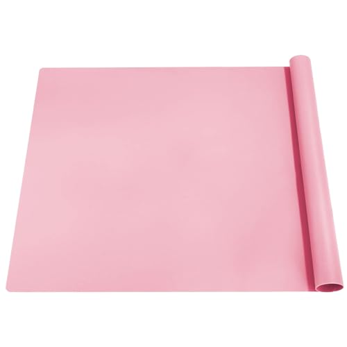 DeJivsin Silikonmatte Groß 70cm*50cm, Malunterlage für Kinder, Bastelunterlage, Bastelmatte, Knetmatte für Bastelarbeiten DIY-Malmatten Platzset, Silikonmatte Küche
