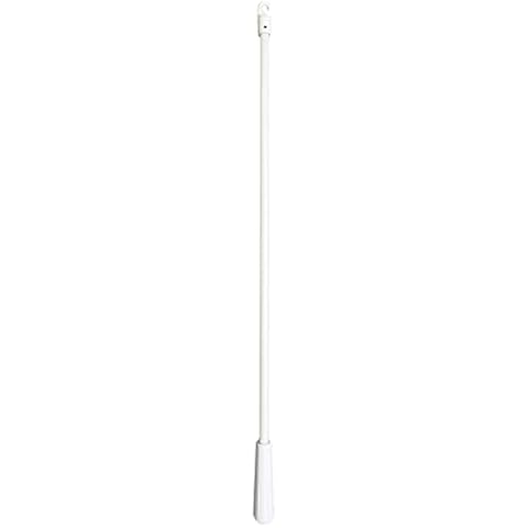 FTTIKI 17 Inches Long White Fiberglass Blind Tilt Wand with Iron Hook Cover