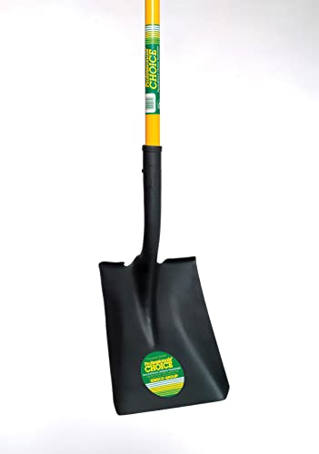 Pala Profesional de Punta Cuadrada con Mango de Fibra de Vidrio 28" miniatura 2