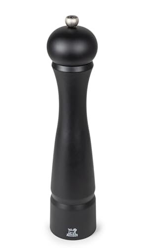 PEUGEOT - Pfeffermühle Festival 30 cm - Mahlwerk aus Stahl für verschiedene Mahlgrade - Alle Pfeffersorten, Rosa Beeren & Koriandersamen - Französisches Know-how - PEFC-Holz - Mattschwarz