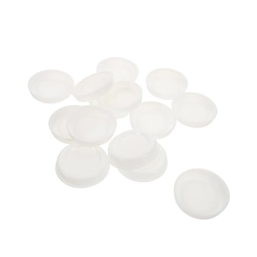 LALAFINA Cardboard Tubes Caps 30pcs Plastic End Cap Covers for Mail Storage Craft Paper Tube