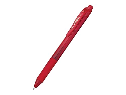 Pentel EnerGel X Roller Ball Retráctil Rojo Pack 12 miniatura 2
