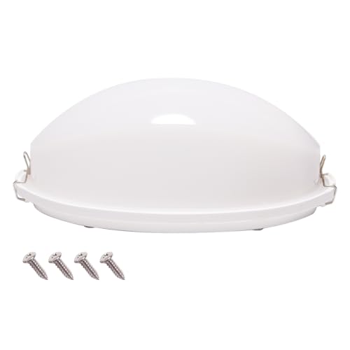 Enwye Lampada da parete esterna in plastica antideflagrante impermeabile per sauna, bagno, balcone