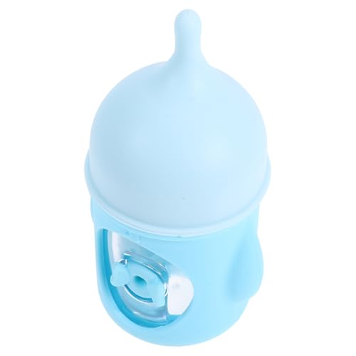 Levemolo Puppy and Kitten Feeding Bottle: Portable Pet Feeder with Silicone Nipple Visible Scale for Feeding for Newborn Pets for Travel 20ml