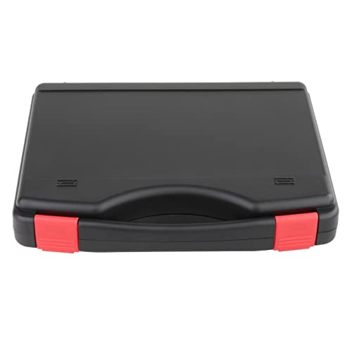 Gralara Protective Instrument toolboxes with Sponge Foam Organiser Lockable Storage Organiser Box Wear Resistant Suitcase for Screws Nails Nuts Craft, 280mmx320mmx50mm