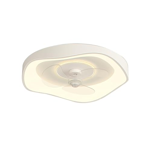 Ventilador de Techo con Control Remoto, Ventilador Lampara Techo, 3 Tonalidades, Control Remoto, Velocidad del Viento ajustable, para Interior Dormitorio Sal(3Blade: 52 * 14cm)